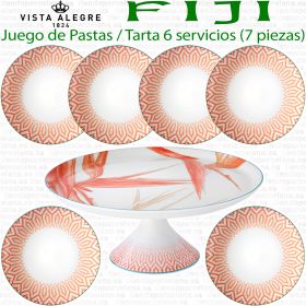 Juego servicios de Tarta - Pastas 6 servicios (7 piezas) Vista Alegre FIJI