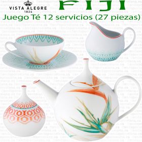 Juego 12 servicios de Té FIJI Vista Alegre 27 piezas