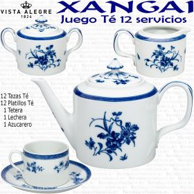 Juego Té 12 servicios 27 piezas Vista Alegre XANGAI