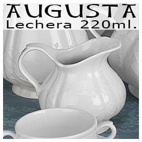 Lechera pequeña 220 ml. Augusta Santa Clara servicoo café y te