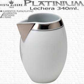 Lechera 340ml. Vista Alegre DOMO PLATINIUM