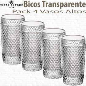 Vasos Altos Bicos - Picos Transparente Vista Alegre