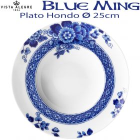 Vista Alegre Blue Ming Plato Hondo 25 cm