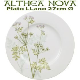 Plato Llano 27cm Ø Villeroy Boch ALTHEA NOVA Flores