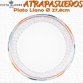 ATRAPASUEÑOS Vista Alegre Plato Llano colección CAZADOR DE SUEÑOS