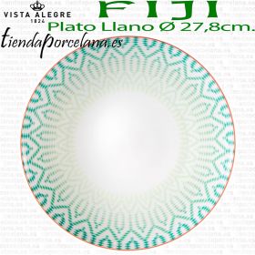 Platos Llanos FIJI Vista Alegre Porcelana