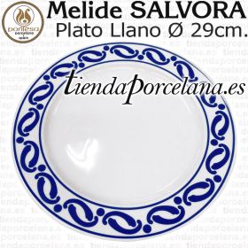 Plato Llano Grande 29cm Porcelanas Pontesa Melide Salvora Vajillas Santa Clara