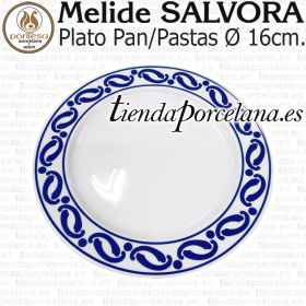 Plato Pan Pastas Porcelanas Pontesa Melide Salvora Vajillas Santa Clara