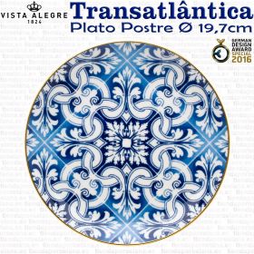 Plato de Postre Transatlantica Vista Alegre