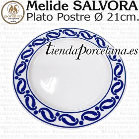 Plato postre Melide 9474 Porcelanas Pontesa Vajillas Santa Clara