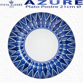 Plato Postre Azure Lux Vista Alegre Plato Sobremesa