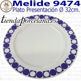 Bajo Plato Presentación Porcelanas Pontesa Melide 94 74 vajillas Santa Clara