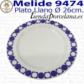 Platos Llanos 26 Porcelanas Pontesa Melide 9474 Santa Clara