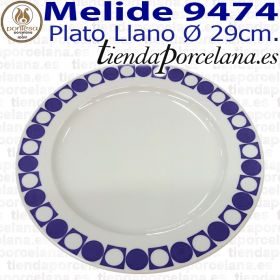 Plato Llano grande 29cm Porcelanas Pontesa Melide 94 74 vajillas Santa Clara