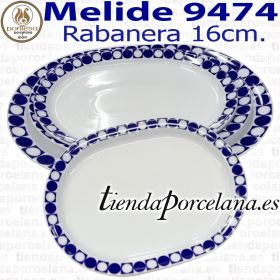 Rabanera Fuente Oval Porcelanas Pontesa Melide 9474 Vajilla Santa Clara