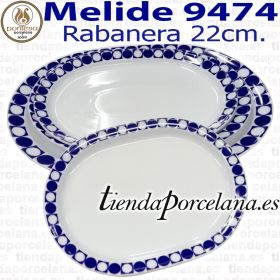 Rabanera Fuente Oval Melide 9474 Porcelanas Pontesa Vajillas Santa Clara