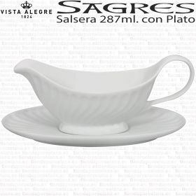 Salsera con Plato SAGRES Vista Alegre Porcelana