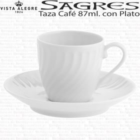 Taza Café con Plato Vista Alegre SAGRES