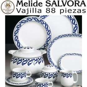 Vajilla de diario Santa Clara Salvora Pontesa 12 servicios completos con Tazas Café, Te y Desayuno.