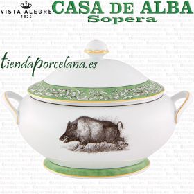 CASA DE ALBA Sopera centro de mesa Vista Alegre porcelana