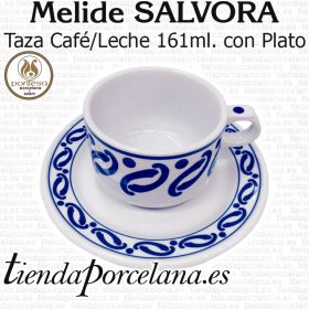 Taza de Café con Leche Melide Salvora Porcelanas Pontesa Santa Clara