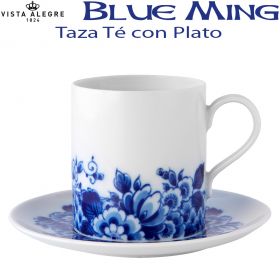 Taza Té con Plato Vista Alegre Blue Ming