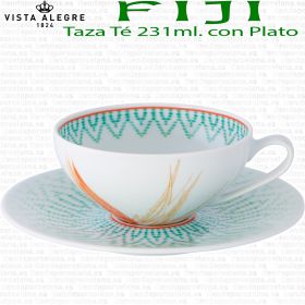 Tazas Te con Plato Vista Alegre FIJI