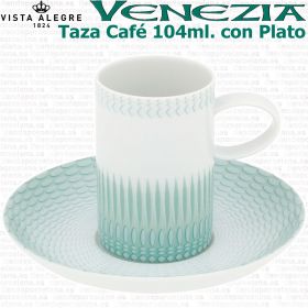 Taza Café con Plato Venezia Vista Alegre