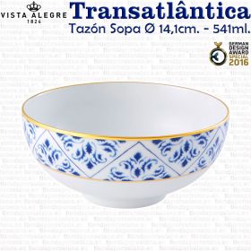 TRANSATLÁNTICA Tazón de Sopa Ø 14,1cm. - 541ml. Vista Alegre