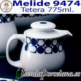Tetera Grande 775ml Porcelanas Pontesa Melide 9474 Vajillas Azul Cobalto Santa Clara
