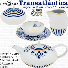 Juego de Té Transatlántica Vista Alegre ultra mar