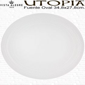 UTOPIA Fuente Ovalada Vista Alegre porcelana