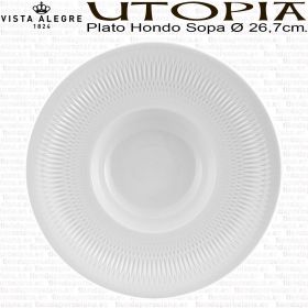 UTOPIA Plato Hondo Sopa Vista Alegre Colección Porcelana Hogar Hostelería