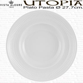 Plato Pasta Risotto Hondo UTOPIA Vista Alegre Porcelana relieve