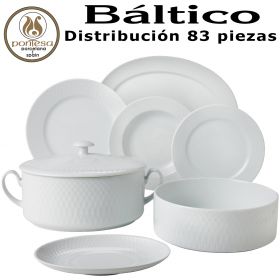 Vajilla con Juego Café BALTICO Santa Clara Pontesa 83 piezas