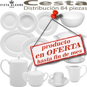 Vajilla Cesta vista alegre EN OFERTA con servicio café