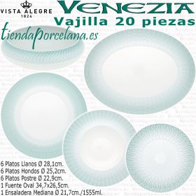 Vajilla Venezia Vista Alegre Porcelana