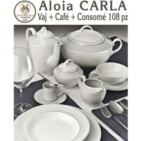 Vajilla moderna con Café y Consomé Santa Clara Pontesa Aloia Carla