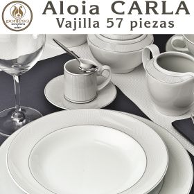 Aloia Carla vajilla 57 piezas Santa Clara Pontesa
