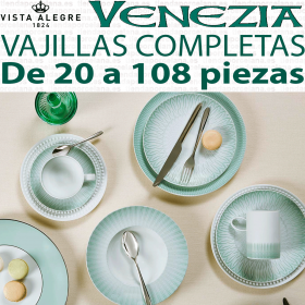 Vajillas completas de 20 piezas, 40 piezas, 56 piezas, 84 piezas y 108 piezas con servicio café, té y consomé