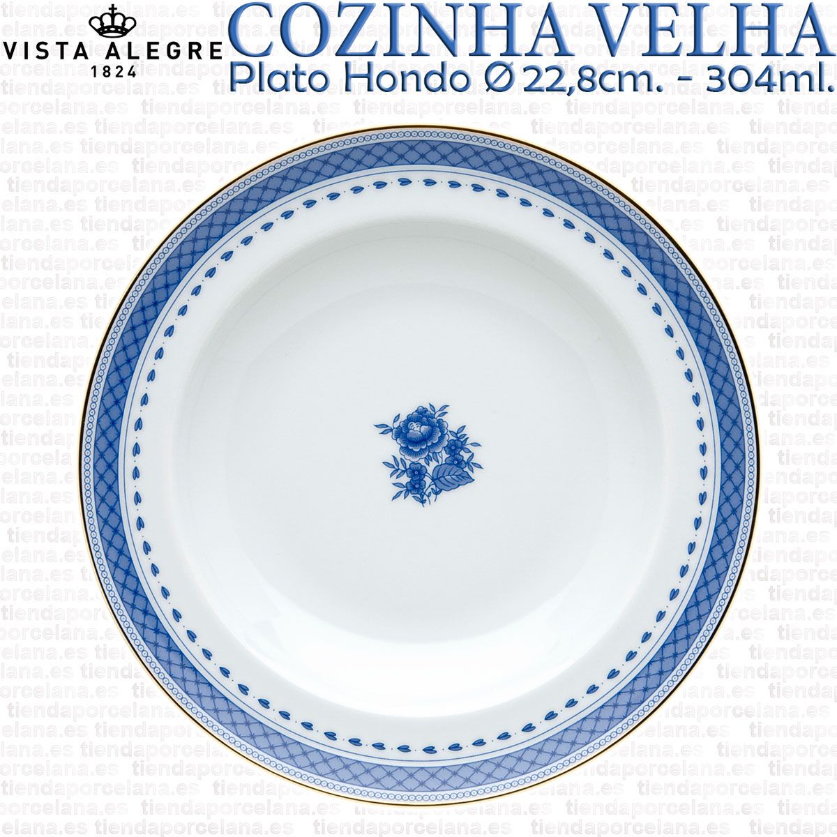 Plato Hondo Sopa COZINHA VELHA Vista Alegre MEJOR PRECIO GARANTIZADO