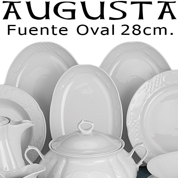 Vajillas de Porcelana Fuente Oval Augusta Pontesa Santa Clara