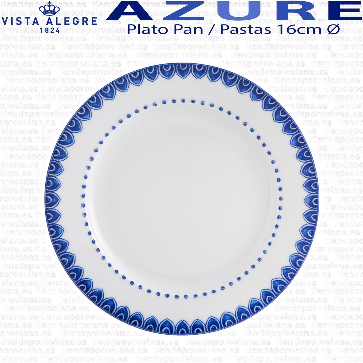 AZURE LUX Plato Pan Pastas Vista Alegre MEJOR PRECIO