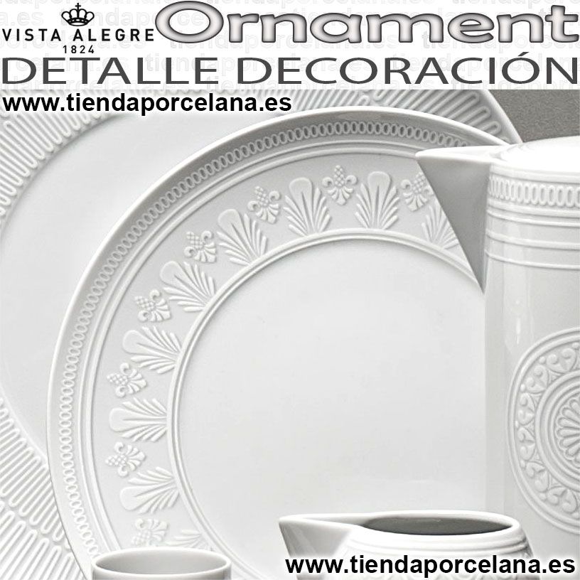 VAJILLAS ESPANOLAS Plato Postre 23cm O Vajilla Vista Alegre Ornaments Domo