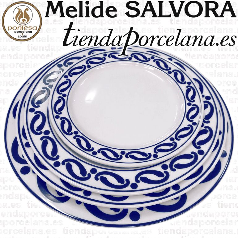 Plato Postre 21cm Melide SALVORA Pontesa Santa Clara