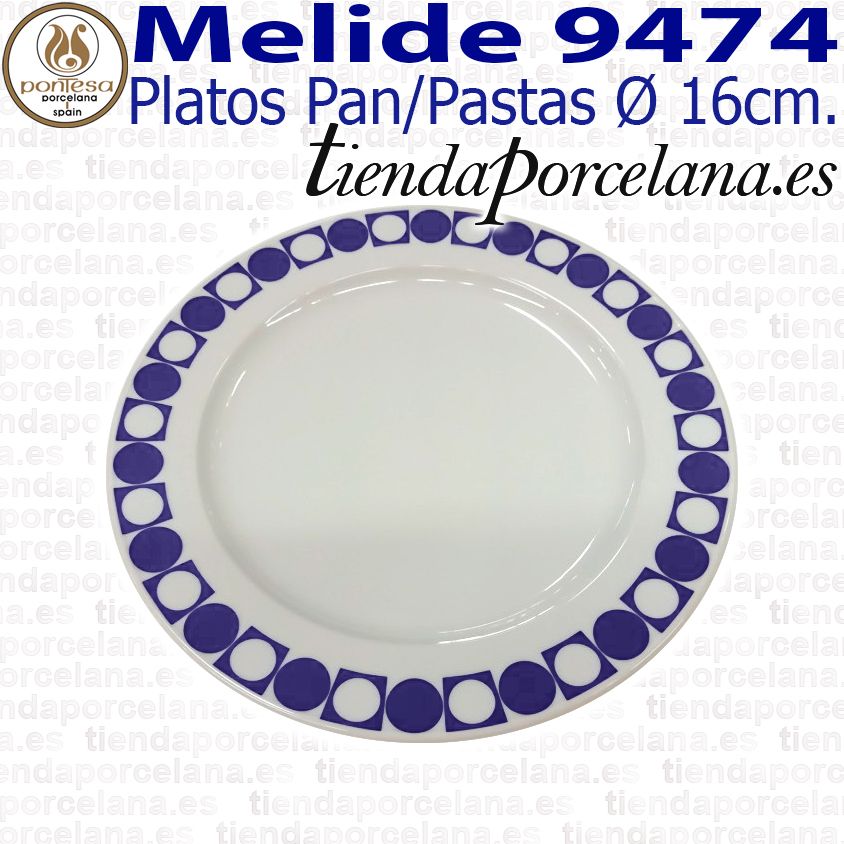 Pack Platos Pan Pastas 16cm Ø Pontesa Santa Clara Melide 9474