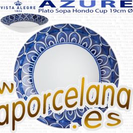 AZURE LUX Plato Hondo Cup 19cm. Vista Alegre MEJOR PRECIO