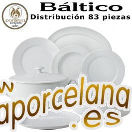 Vajilla Caf T 83 piezas Porcelanas Pontesa B LTICO