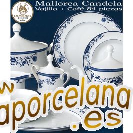 Vajilla santa sales clara flores azules
