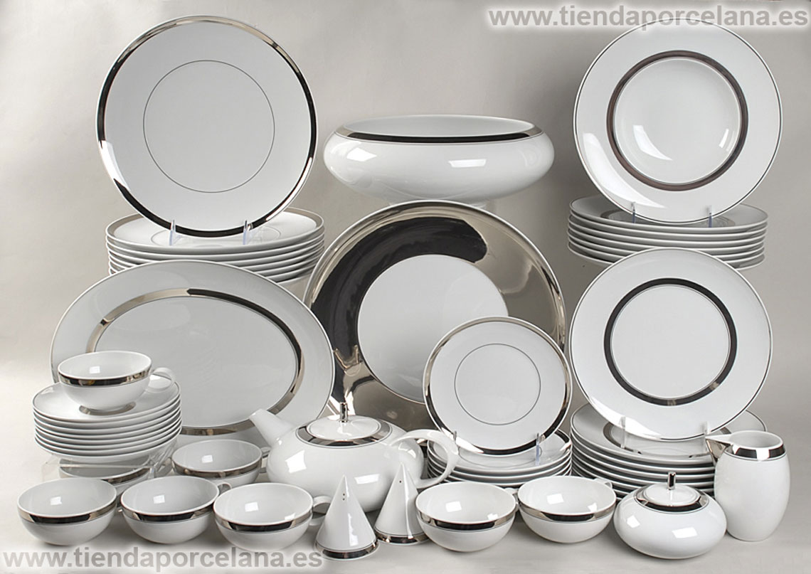 Piezas Vajilla completa Vista Alegre Domo Platinium